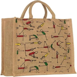 decorative Jute Hand Bag