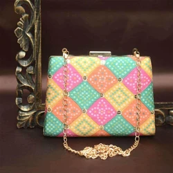 Multicolor Design Clutch Bags