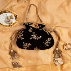 Black Potli Bag