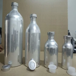 Silver Aluminium Bottle