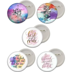 Button Multicolour Badges