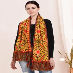 Glossy Embroidered Stoles