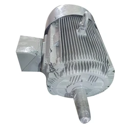 Industrial Silver Electric Motor