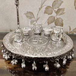 Silver Pooja Set