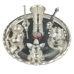 Silver Plated Pooja Set