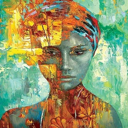 Acrylic Abstract Painting