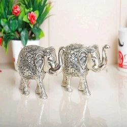Elephant Silver Statues