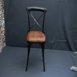 Iron chair back