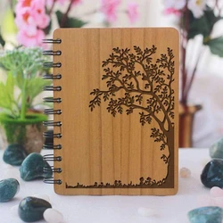 Wooden Cover Paper Notebook