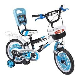 Boy Child Bicycle, Blue color, aluminium handle