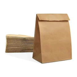 Best Brown Parcel Bags Plain Food Packaging Paper Bag