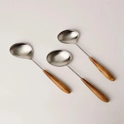 Steel Serving Spoons
