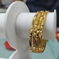 Polished Brass Bangles