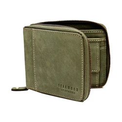 Teakwood Leather Wallet