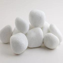White Garden Pebbles