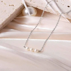 Silver Pearl Necklaces