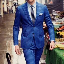 Stripped Mens Suit