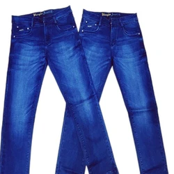 Plain Men Stretchable Jeans