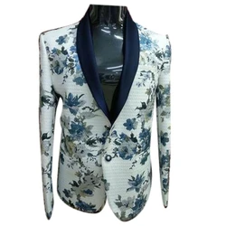 Printed Cotton Blazer