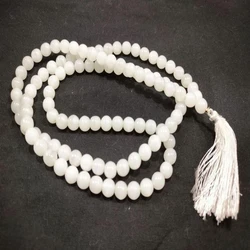 White Beads Mala