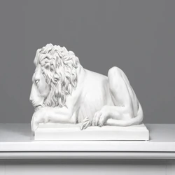 Sculpture Marble Lions