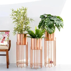 Rose Gold Plated Planter 