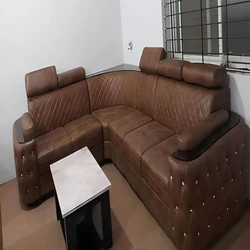 Leather Corner Sofa Set