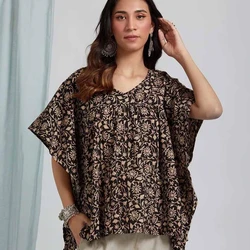 Printed Kaftan Top