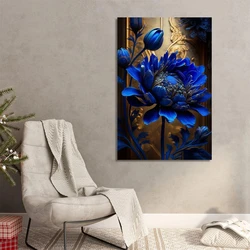 Blue Flower Wall Decore