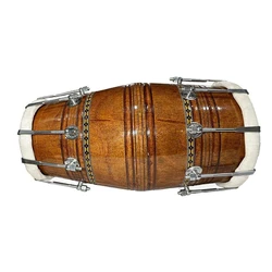 Brown Wooden Dholak