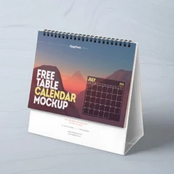 Calendar Printed Desktop Stand