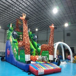 Animal Park Inflatable Slide