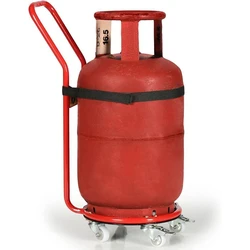 Red Gas Cylinders, Color coated surface finishing