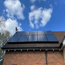 Solar Panel Tiles, Comprised of both glass and steel