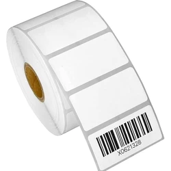 Thermal Barcode Labels, Waterproof, blank white