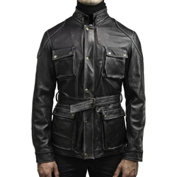 Leather Field Jacket