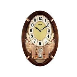 Buy Plastic Premium Pendulum Musical Wall Clock Online