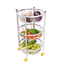 Round Vegetable Trolley