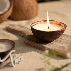 Coconut Shell Candle