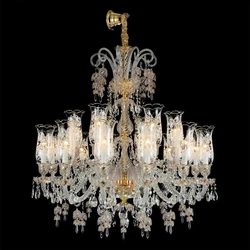 Hurricane Crystal Candelabra