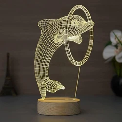 Dolphin Led Lamp