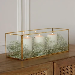 Lantern Brass Glass 