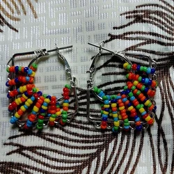 Polished Beaded Earrings