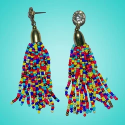 Multicolour Beaded Earring