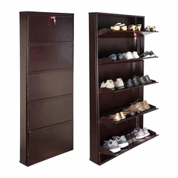 Wall Mounted Shoe Rack