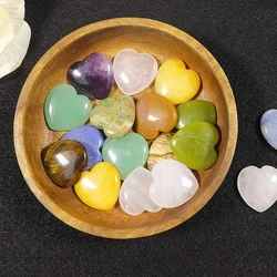 Flat Heart Set Gemstones
