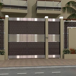 Stainless Steel Main Gate