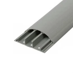 Floor Cable Tray, Indoor usage, grey colour, mounted