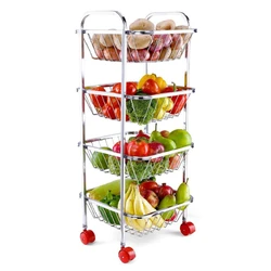 Kitchen Vegetable Trolley, Iron steel main material