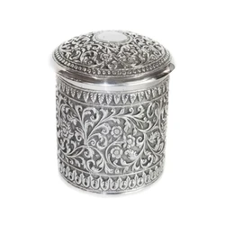 Silver Tea Container